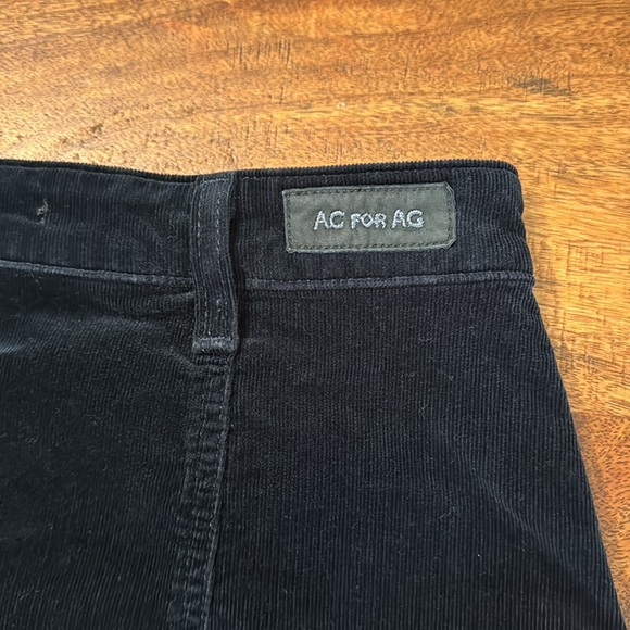 Alexa Chung x AG Adriano Goldschmied corduroy button front navy a line skirt - Picture 11 of 12